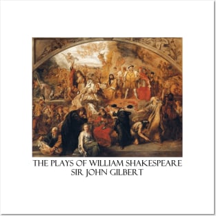 The Plays of William Shakespeare - Painting by Sir John Gilbert Posters and Art